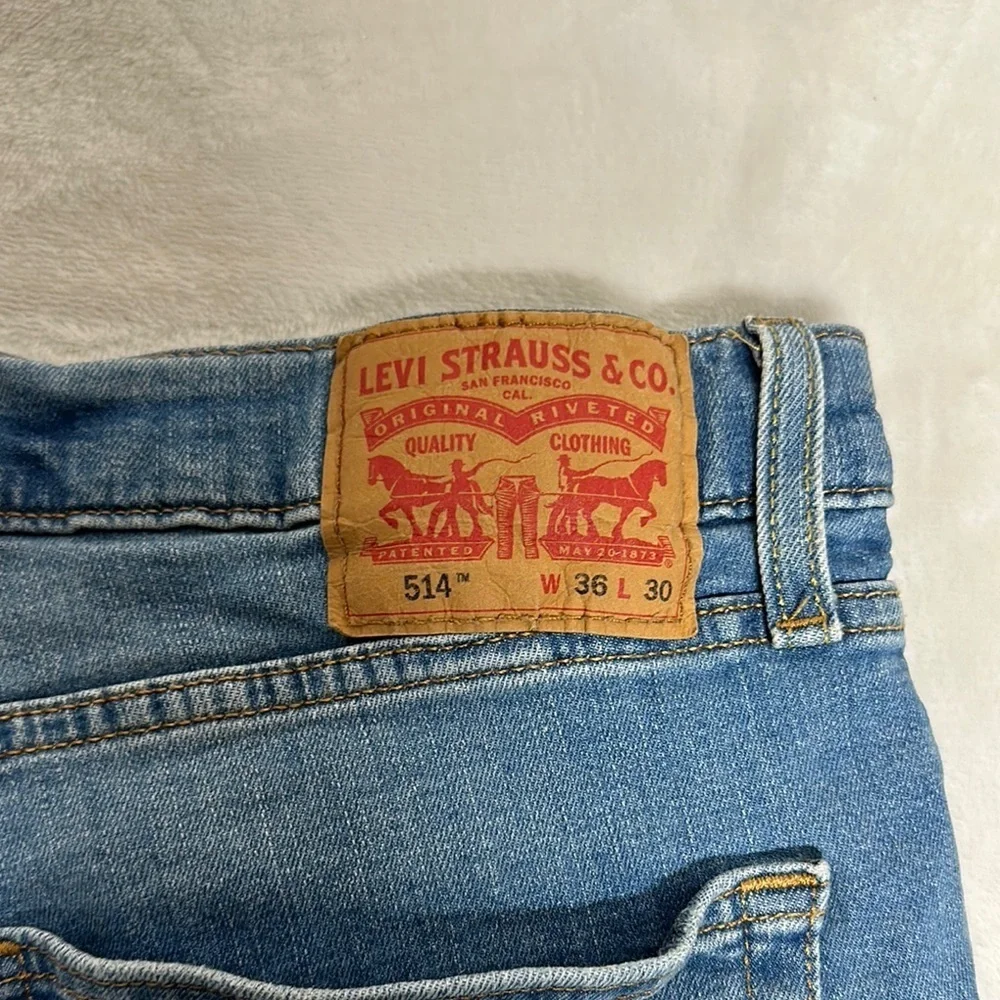 Levi's 514 Blue Bootcut Men's Jeans 36x30